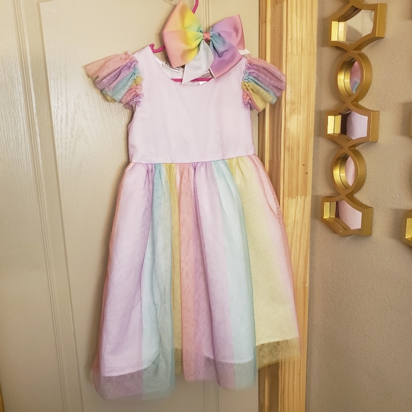 Blueberi boulevard rainbow dress Clearance